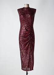 Robe longue rouge ANGELA DAVIS pour femme seconde vue