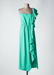 Robe longue vert ANGELA DAVIS pour femme seconde vue