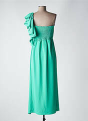 Robe longue vert ANGELA DAVIS pour femme seconde vue