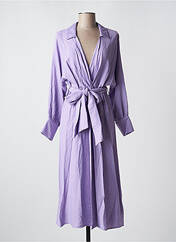 Robe longue violet LUMINA pour femme seconde vue