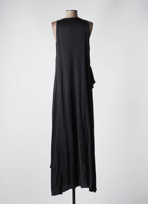 Robe longue sans manche sans manche noir ANGELA DAVIS femme