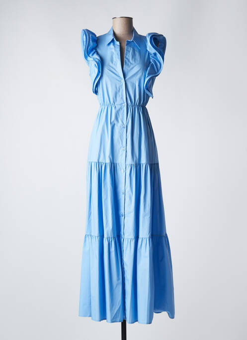 Robe longue bleu ANGELA DAVIS pour femme