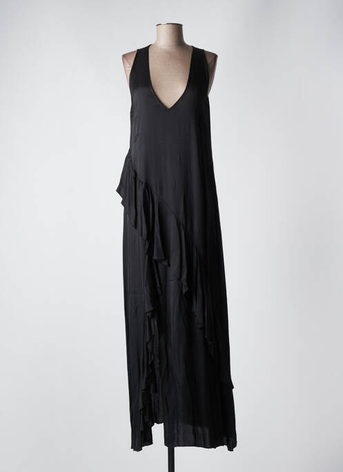 Robe longue noir ANGELA DAVIS pour femme