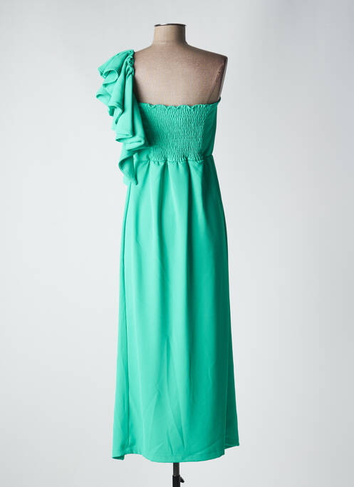 Robe longue vert ANGELA DAVIS pour femme