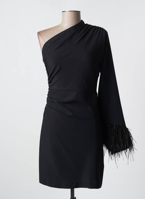 Robe mi-longue noir THE LULÙ pour femme