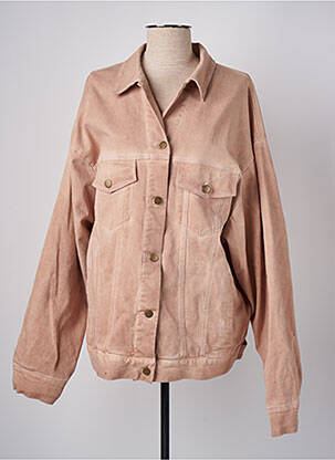Veste casual coupe droite beige ANGELA DAVIS femme
