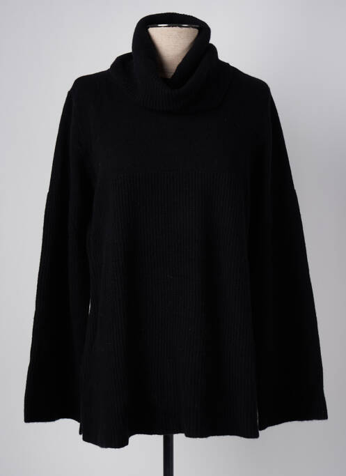 Pull col roulé noir DIANA GALLESI pour femme