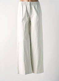 Pantalon flare taille élastique taille haute gris ANGELA DAVIS femme