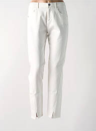 Jeans coupe slim stretch taille normale blanc DIANA GALLESI femme