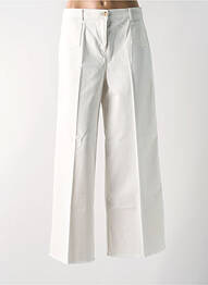 Jean coupe flare taille haute taille haute blanc DIANA GALLESI femme