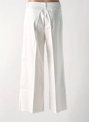 Jean coupe flare stretch taille haute blanc DIANA GALLESI femme
