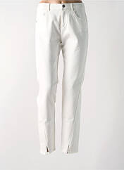 Jeans coupe slim blanc DIANA GALLESI pour femme seconde vue