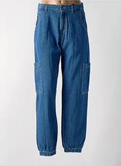 Pantalon cargo bleu ANGELA DAVIS pour femme seconde vue