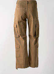 Pantalon cargo marron ANGELA DAVIS pour femme seconde vue