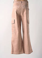 Pantalon cargo rose ANGELA DAVIS pour femme seconde vue