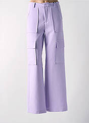 Pantalon cargo violet LUMINA pour femme seconde vue