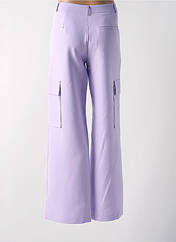 Pantalon cargo violet LUMINA pour femme seconde vue