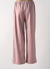 Pantalon droit rose ANGELA DAVIS pour femme seconde vue