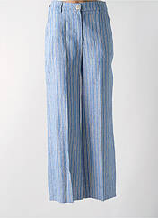 Pantalon flare bleu ANGELA DAVIS pour femme seconde vue