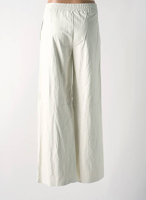 Pantalon flare taille élastique taille haute gris ANGELA DAVIS femme
