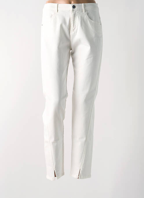 Jeans coupe slim blanc DIANA GALLESI pour femme