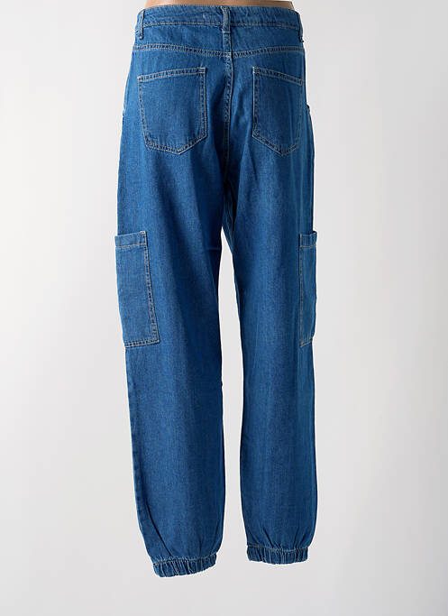 Pantalon cargo bleu ANGELA DAVIS pour femme