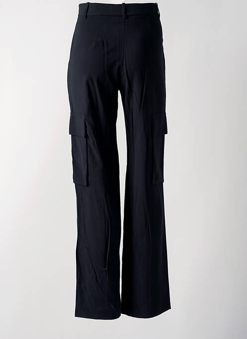 Pantalon cargo noir ANGELA DAVIS pour femme
