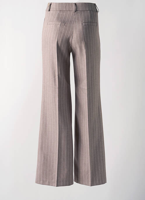 Pantalon flare marron ANGELA DAVIS pour femme