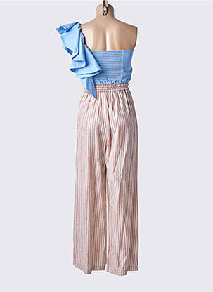 Combi-pantalon manches courtes manches courtes marron ANGELA DAVIS femme