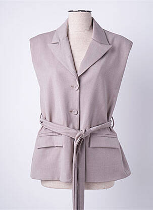 Blazer poches gris ANGELA DAVIS femme