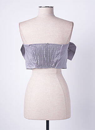 Top stretch sans manche gris THE LULÙ femme