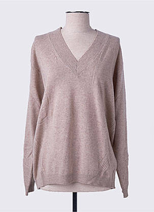 Pull beige DIANA GALLESI pour femme