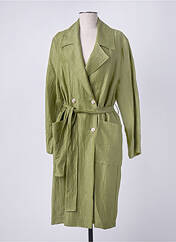 Trench vert ANGELA DAVIS pour femme seconde vue