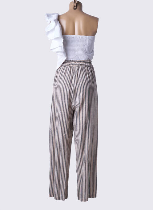 Combi-pantalon beige ANGELA DAVIS pour femme