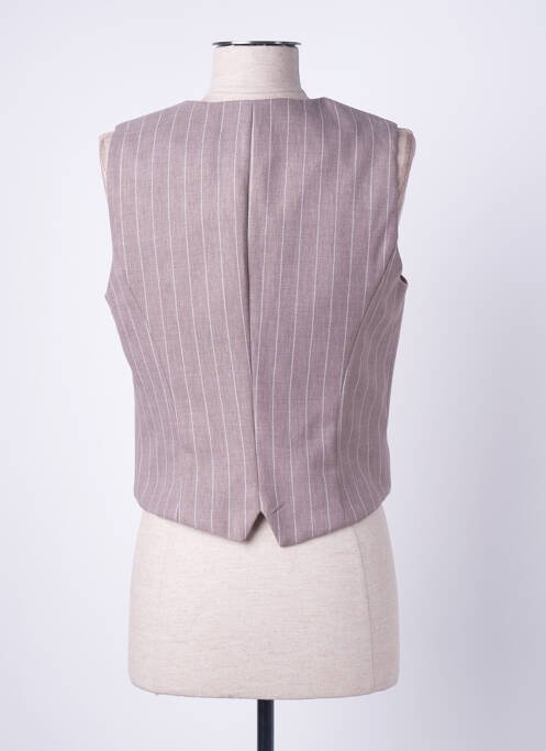 Gilet sans manche beige ANGELA DAVIS pour femme