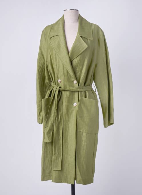 Trench vert ANGELA DAVIS pour femme