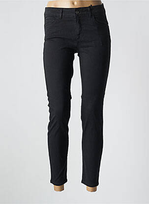 Pantalon 7/8 stretch taille normale noir CARACTERE femme