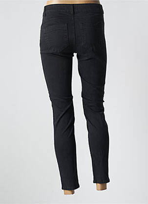 Pantalon 7/8 stretch taille normale noir CARACTERE femme