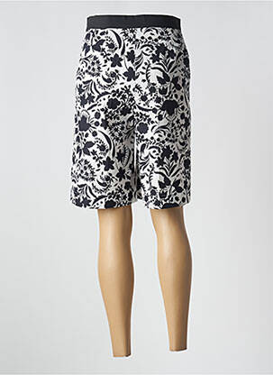 Bermuda taille à pinces taille haute blanc DIANA GALLESI femme