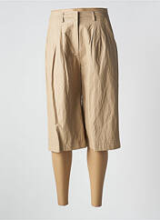 Pantacourt beige ANGELA DAVIS pour femme seconde vue