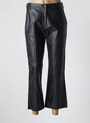 Pantalon 7/8 noir ANGELA DAVIS pour femme seconde vue