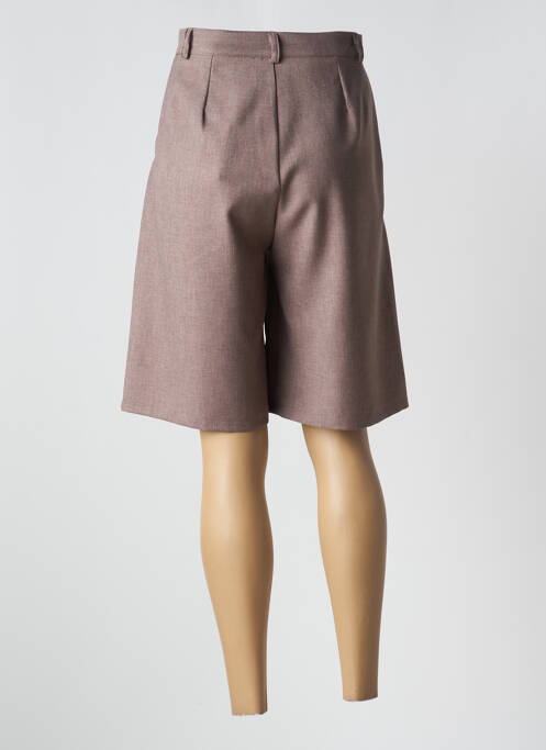 Bermuda marron ANGELA DAVIS pour femme