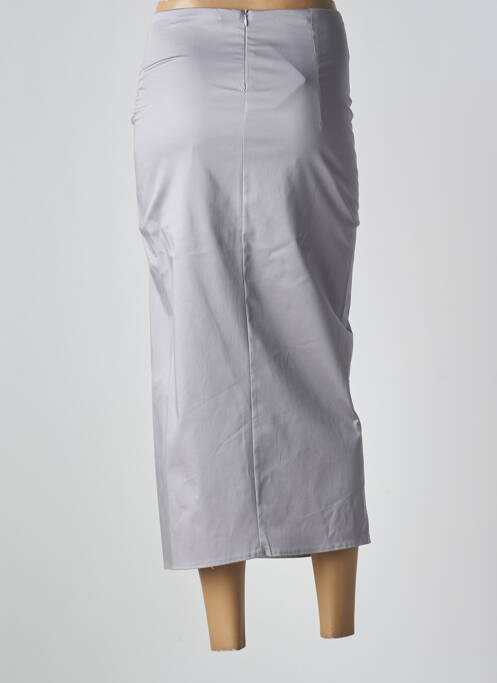 Jupe longue gris THE LULÙ pour femme