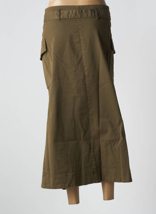 Jupe longue vert ANGELA DAVIS pour femme