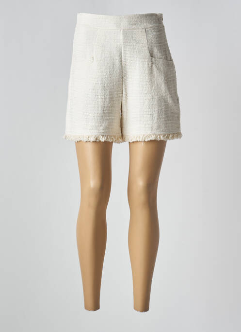 Short beige ANGELA DAVIS pour femme