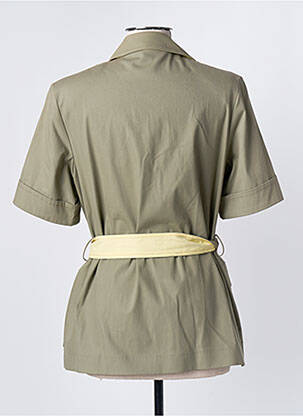 Veste casual poches vert LUCIA femme