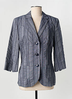 Blazer coupe cintrée bleu ERFO femme