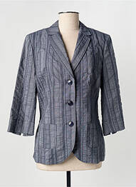 Blazer coupe cintrée bleu ERFO femme