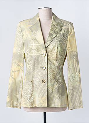Blazer poches jaune FRANK WALDER femme