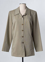 Veste casual epaulette vert KARTING femme